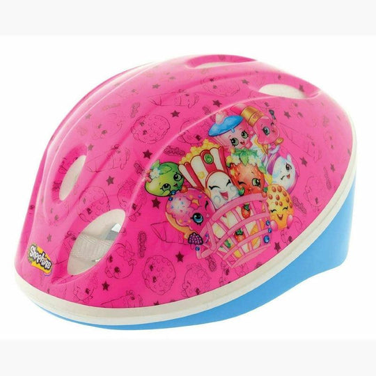 Shopkins Childrens Safety Helmet Cycling Skating Scooter With 6 Collectibles