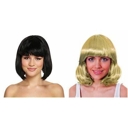 Short Bob Wig Fancy Dress Accessory Costume