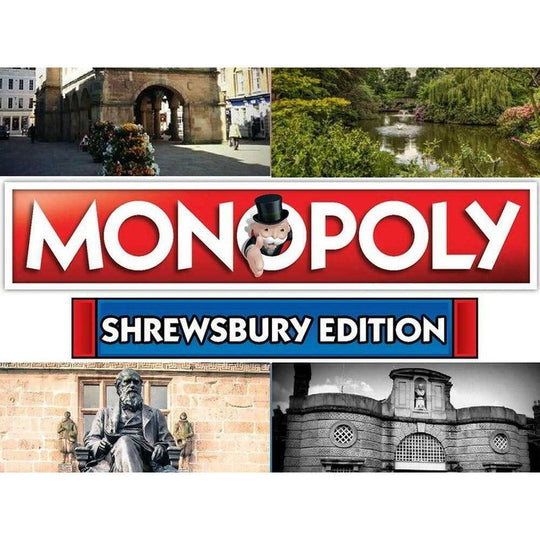 Shrewsbury Edition Monopoly Property Trading Board Game