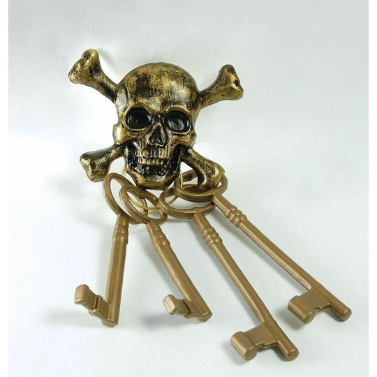 Skeleton Pirate Keys Fancy Dress Costume Sailor Ghost Skull Halloween Accessory