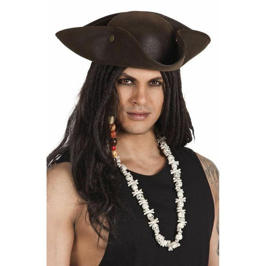 Skull & Bones Necklace Skelton Pirate Voodoo  Halloween Fancy Dress Accessory