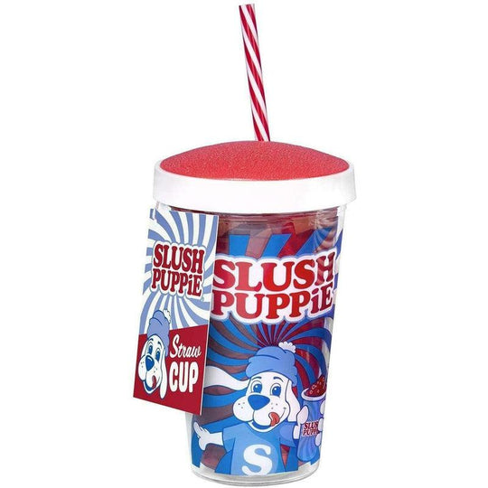 Slush Puppie Straw Cup Insulated 500ml Ice Drinking Cup