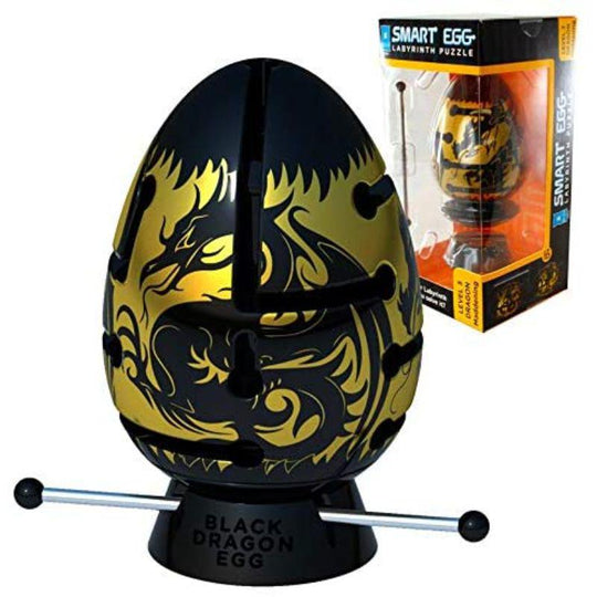 Smart Egg 2 Layer Labyrinth Level 3 Black Dragon Maddening Brainteaser Puzzle