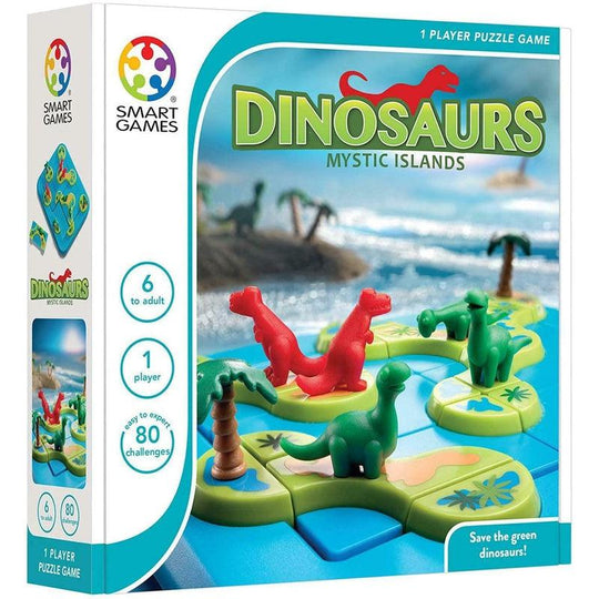 Smart Games Dinosaurs Mystic Islands Kids Logical Puzzle Board Game