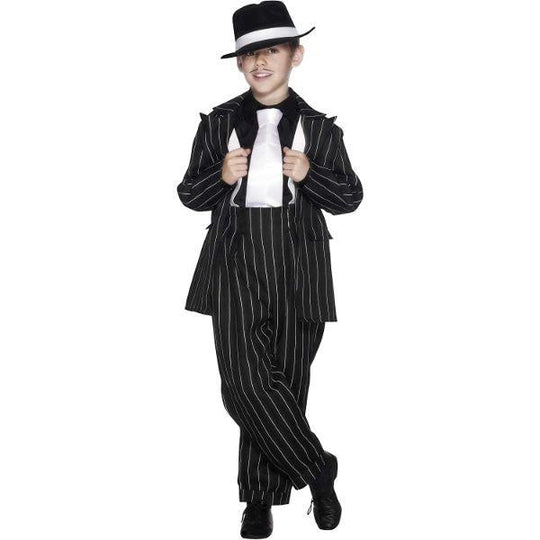 Smiffys 1920's Zoot Suit Boy's Gangster Fancy Dress Costume