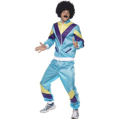 Smiffys 1980s Scouser Shell Suit Men's Fancy Dress Costume The