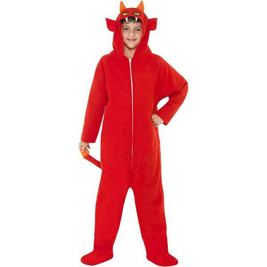 Smiffys All In One Devil Child Unisex Fancy Dress Costume
