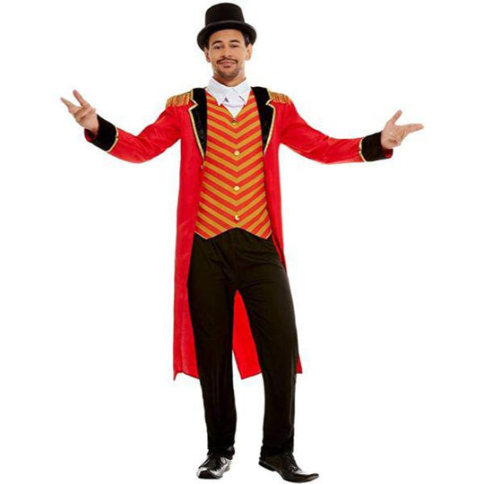 Smiffys Barnum Ringmaster Men's Circus Fancy Dress Costume