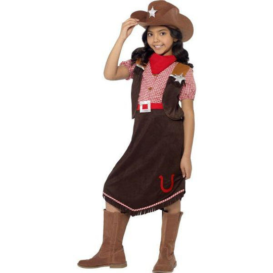 Smiffys Cute Cowgirl Girl's Fancy Dress Costume