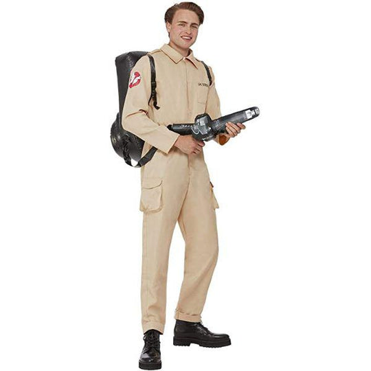 Smiffys Ghostbuster Boiler Suit Men's Fancy Dress Costume