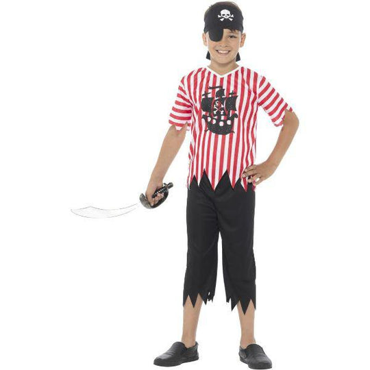 Smiffys Jolly Pirate Boy's Fancy Dress Costume