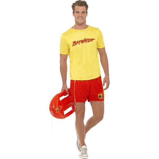 Smiffy's Men's Baywatch Beach Lifeguard Fancy Dress Costume