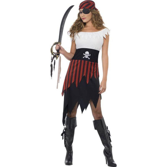 Smiffys Pirate Wench Women's Fancy Dress Costume