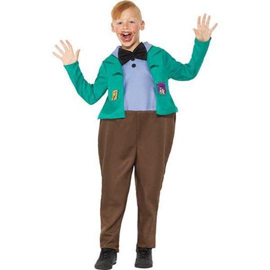 Smiffys Roald Dahl Augustus Gloop Boy's Fancy Dress Costume