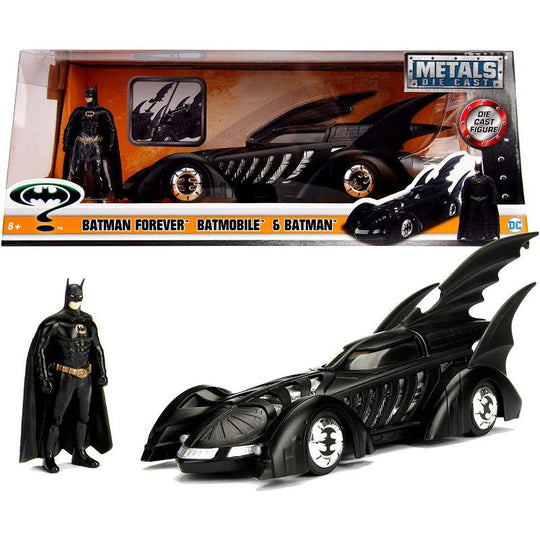 Smoby DC Batman Forever 1995 Batmobile 1:24 Scale Vehicle & Figure