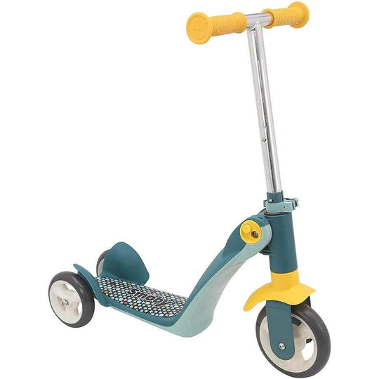 Smoby Junior Reversible 2 In Push Along Trike & Scooter