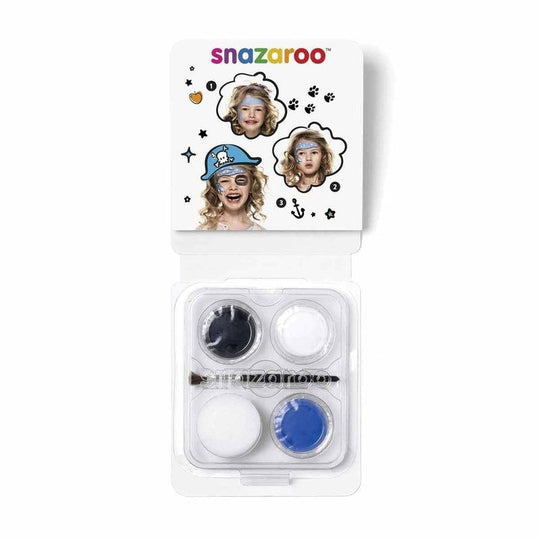 Snazaroo Mini Theme Packs Childrens Face Paint Sets With Guides