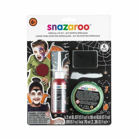 Snazaroo Special Effects FX Moulding Wax Prosthetics Blood Scar Halloween Kit