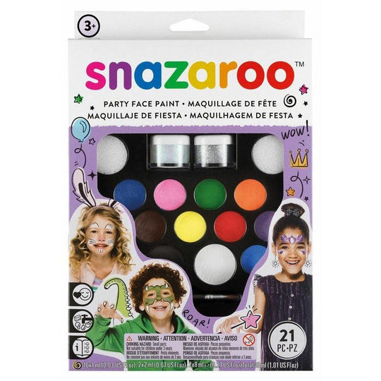 Snazaroo Ultimate Party Pack Face Paint & Body Painting Set