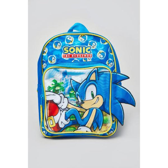 Sonic the Hedgehog 3D Design Pocket Backpack School Bag