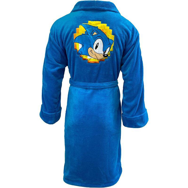Sonic the Hedgehog Go Faster Bathrobe Men's Dressing Gown - The Online ...
