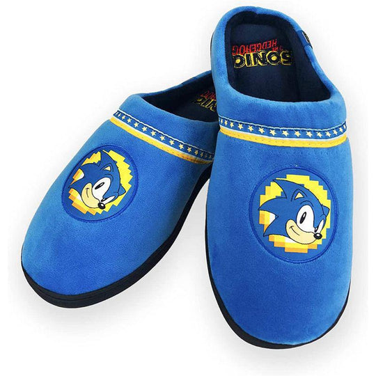 Sonic the Hedgehog Go Faster Men's Mule Slippers UK 8-10