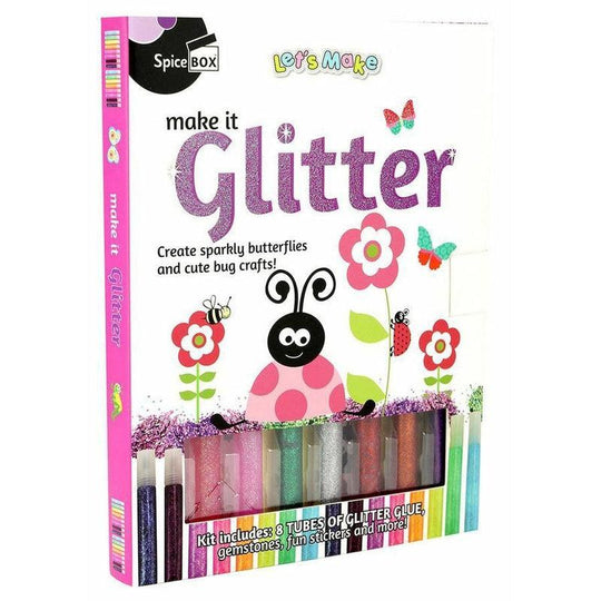 Spicebox Lets Make Make It Glitter Childrens Butterfly & Bigs Art Craft Kit