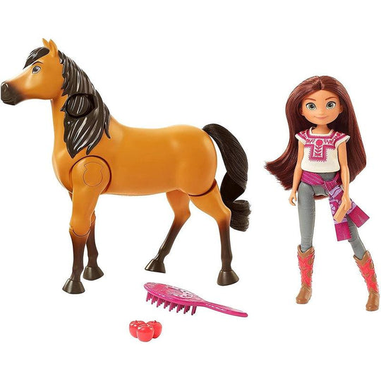 Spirit Untamed Ride Together Lucky Doll & Horse Set