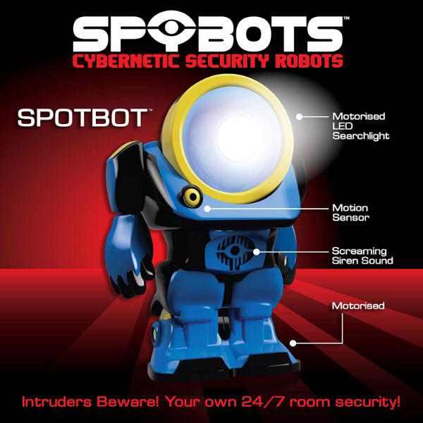 Hack Bot Toy Spybots Spotbot Cybernetic Security Robot Motorised Gadget Toy - The ...
