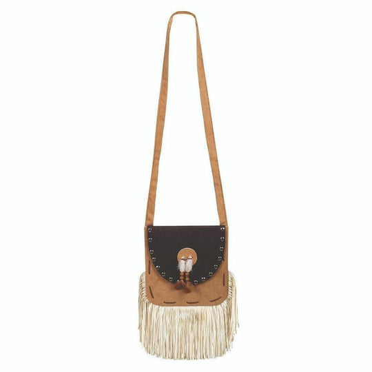 Squaw Handbag Native American Indian Fancy Dress Costume Accessory