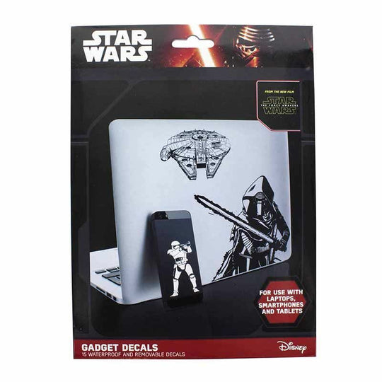 Star Wars Gadget Decal Stickers Force Awakens Vinyl Character Kylo Ren X-Wing