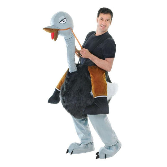 Step In Emu Ostrich Costume Adult Unisex Animal Wild West Fancy Dress Outfit