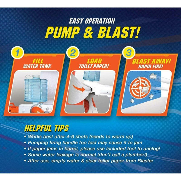Storm Rapid Fire Toilet Paper Blaster The Online Toy Store