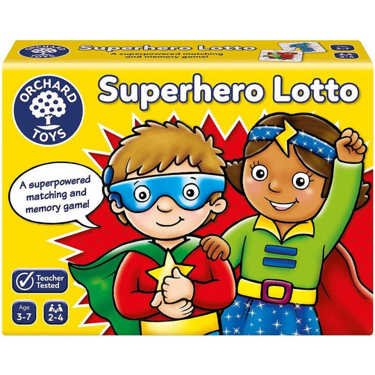 Superhero Lotto Game