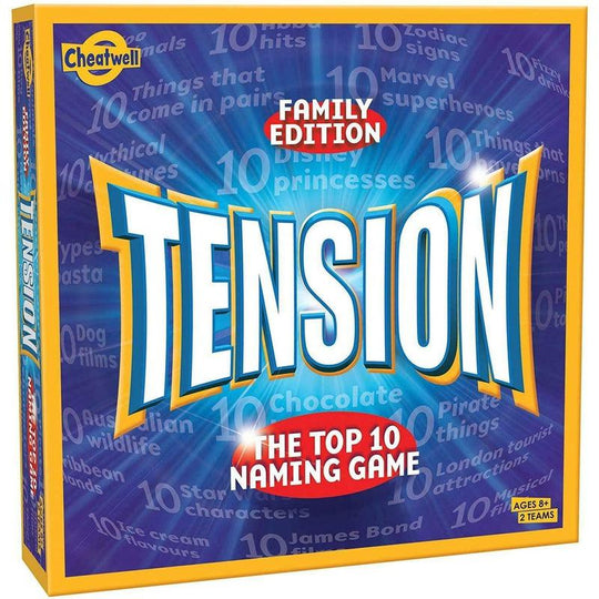 Tension Family Edition Top 10 List Naming Board Game