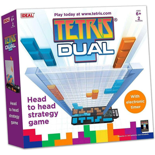 Tetris Dual Game Head To Head Strategy Game With Electronic Timer Official