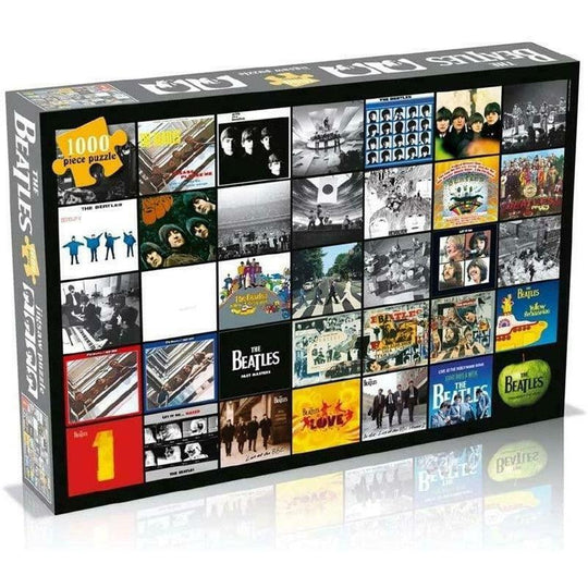 The Beatles Album Covers 1000 Piece Puzzle