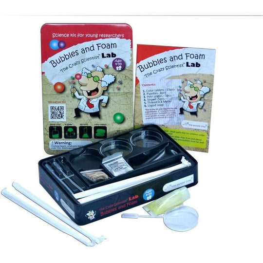 The Crazy Scientist Lab Bubbles & Foam Science Kit Educational Activity Toy