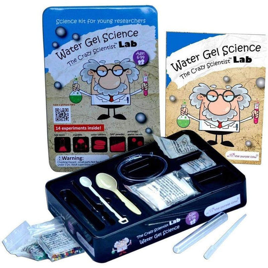 The Crazy Scientist Lab Water Gel Science Kit Educational Activity Set