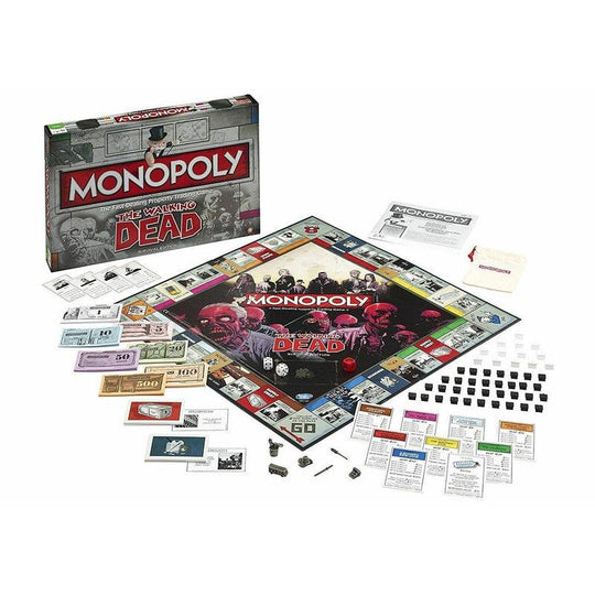 The Walking Dead Survival Edition Monopoly Board Game