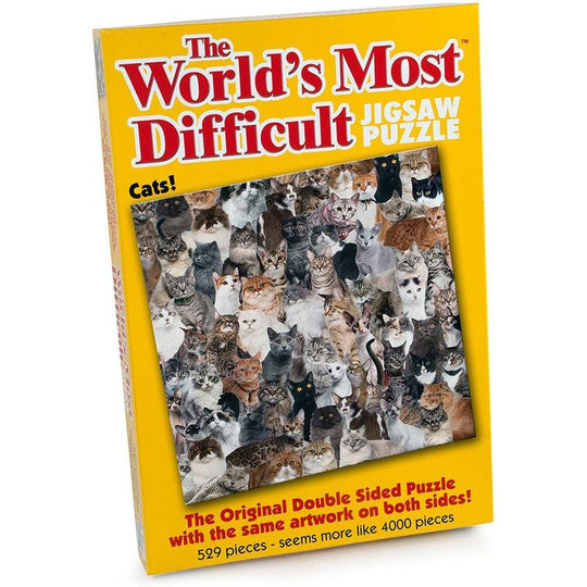 The World's Most Difficult 529 Piece Jigsaw Puzzle - Cats