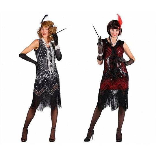 Thetru Women's Charleston 1920's Flapper Dress - Sizes XS-XL