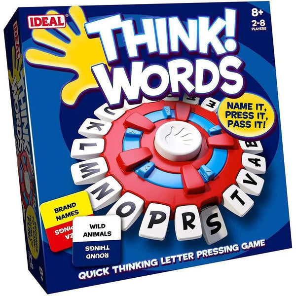 Think Words Game - Fast Paced Quick Thinking Letter Pressing Family Bo ...