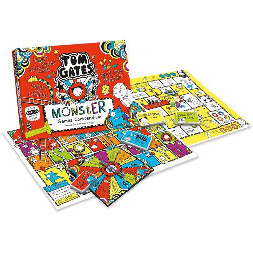 Tom Gates Monster Games Compendium 3 in 1 Family Board Games
