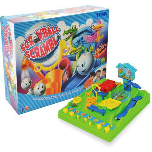Tomy Screwball Scramble Marble Run Maze Children's Action Board Game