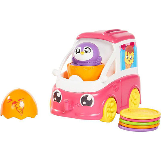 Tomy Toomies Fill & Pop Ice Cream Van Push Along Toy