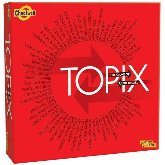 Topix The Fast Thinking Naming Board Game