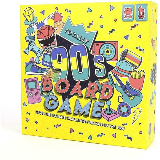 Totally 90s Board Game Throwback Trivia Nostalgic Music TV Film Retro Quiz