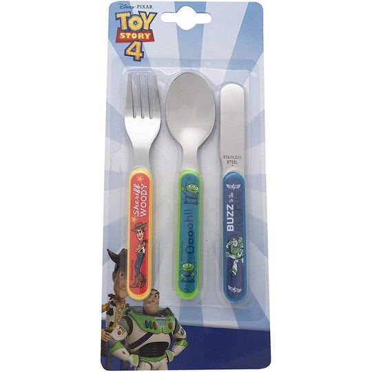 Toy Story 3 Piece Cutlery Set Child's Knife Fork & Spoon