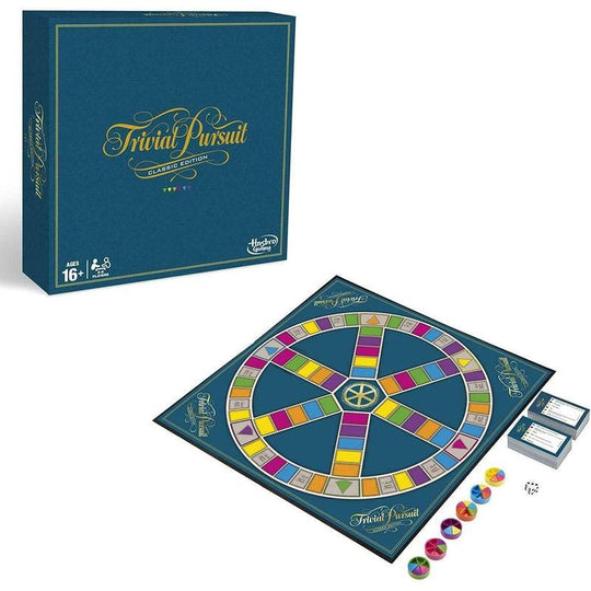 Trivial Pursuit Classic Edition Family Quiz Trivia Original Board Game